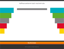 Tablet Screenshot of kaffeeroesterei-bad-nauheim.de